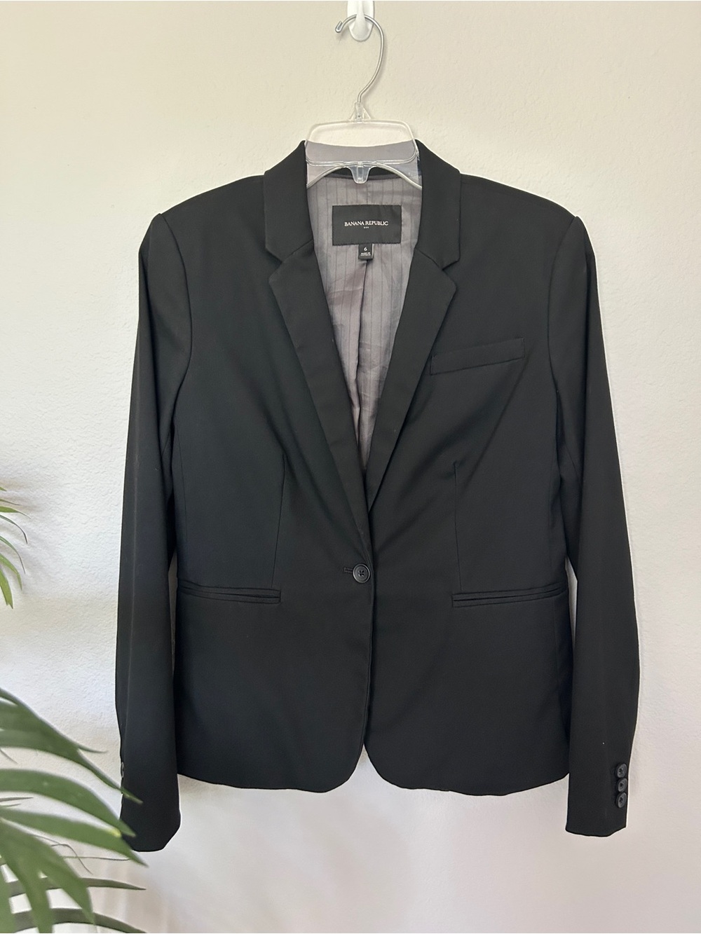 Black Tailored Blazer Classic Workwear Office Jacket Business Casual Blazer Coat
